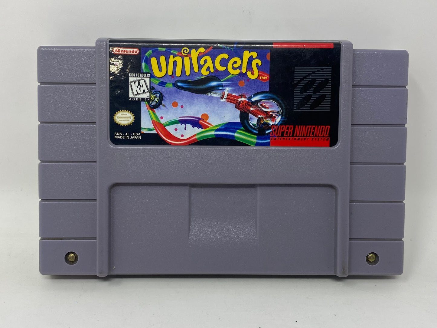 SNES Super Nintendo - Uniracers - Complete in Box