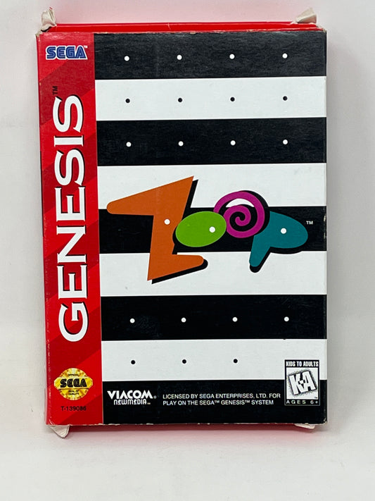 Sega Genesis - Zoop - Complete
