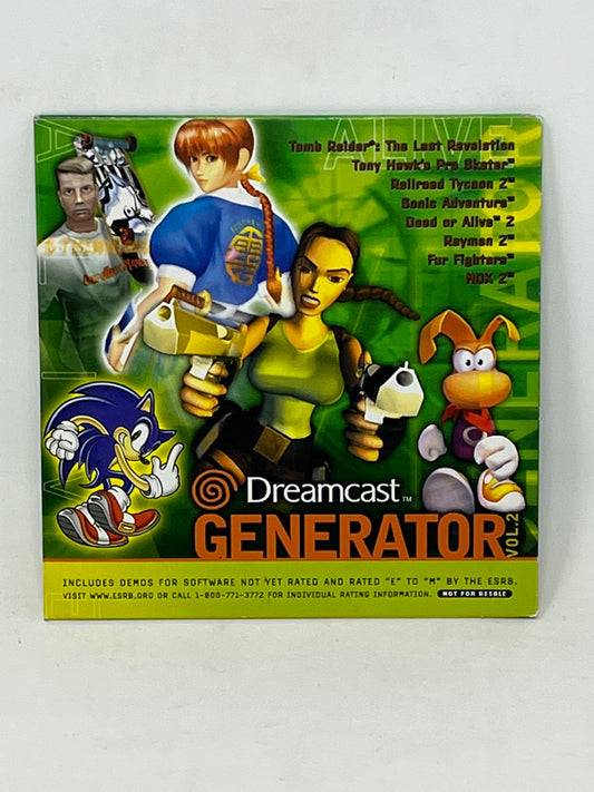 Sega Dreamcast - Generator Volume 2 Demo Disc