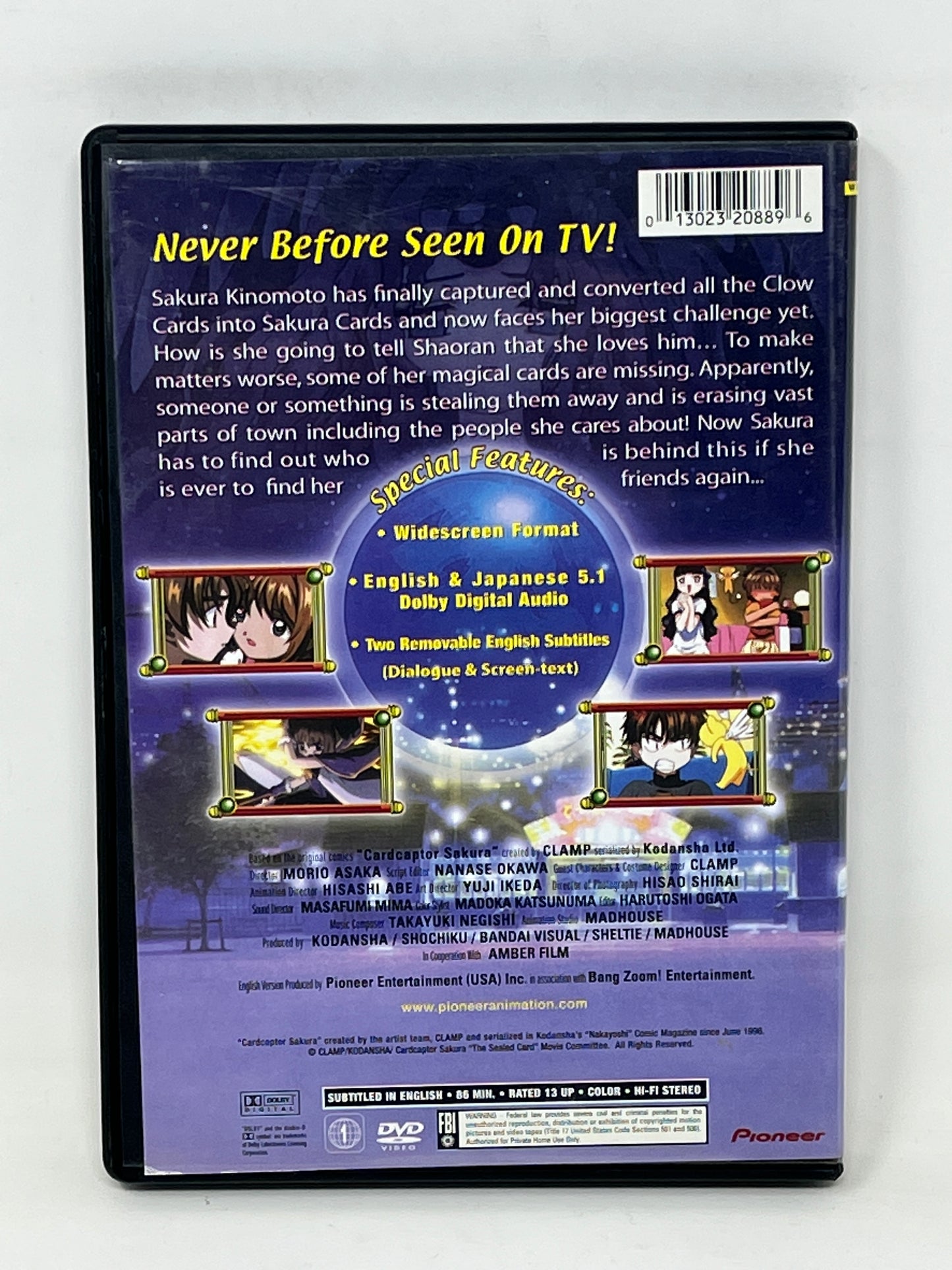 Cardcaptor Sakura The Movie 2 - The Sealed Card DVD - Anime (2003)