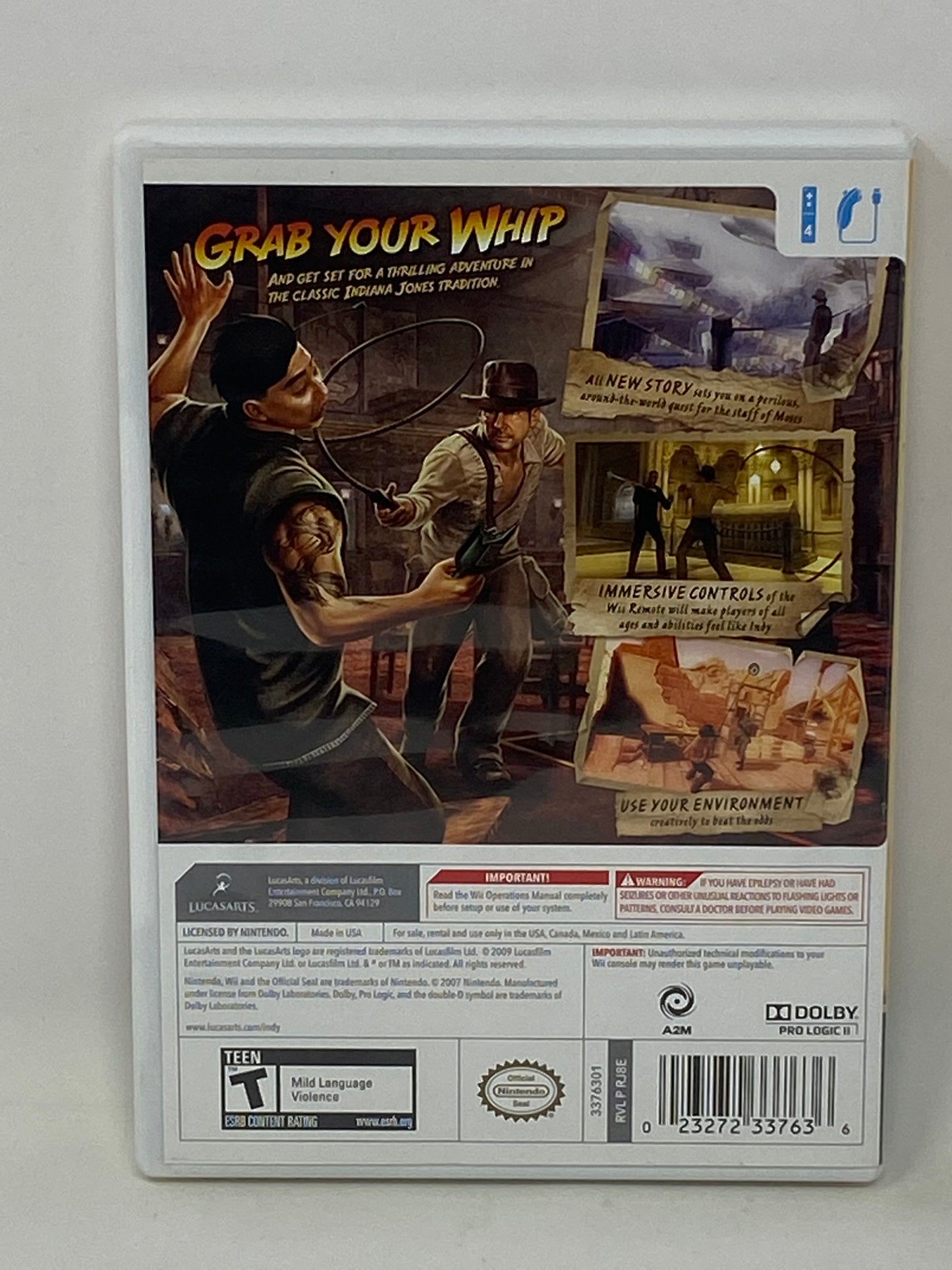 Nintendo Wii - Indiana Jones and the Staff of Kings