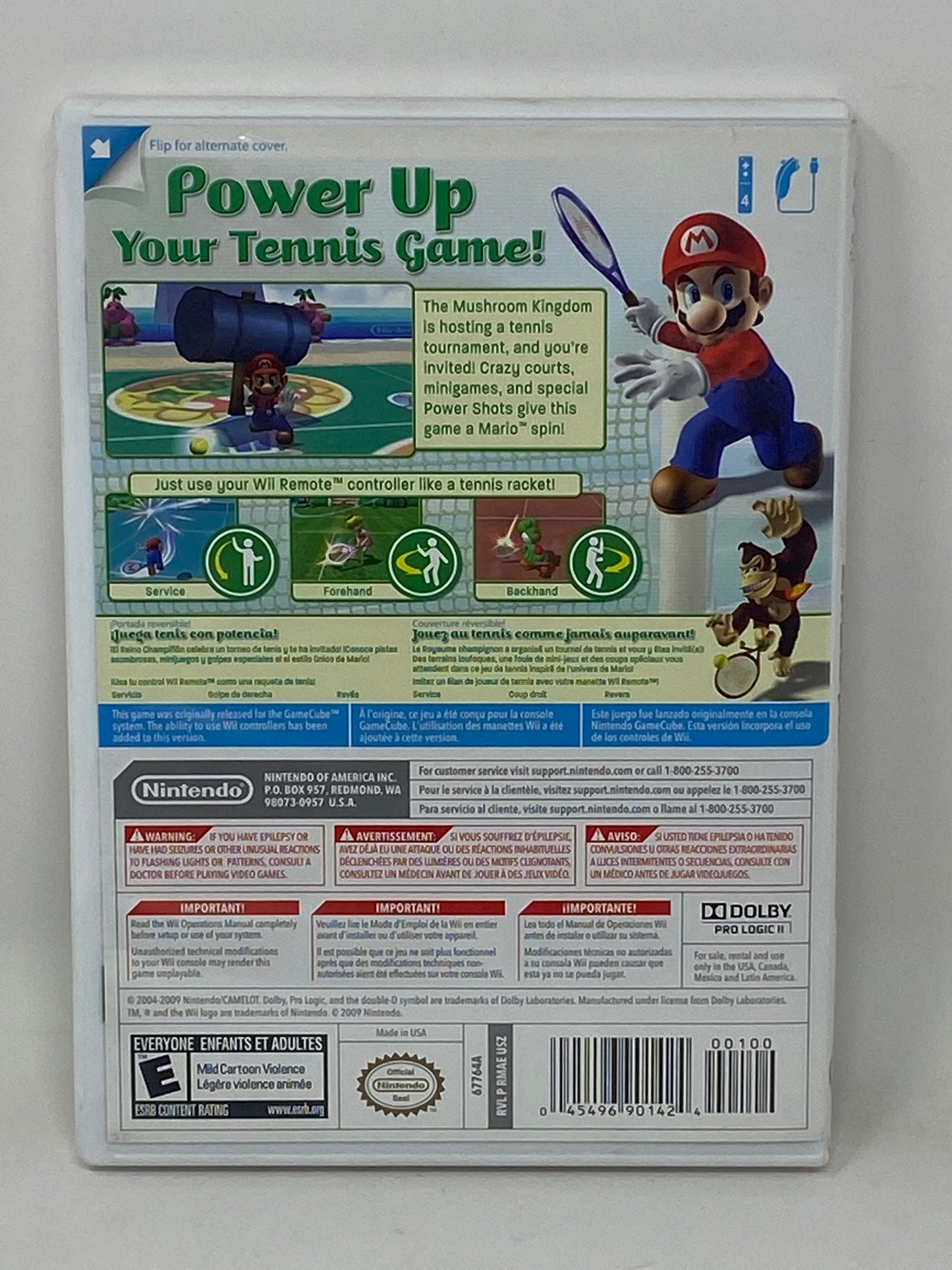 Nintendo Wii - New Play Control Mario Power Tennis