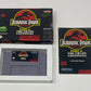 SNES Super Nintendo - Jurassic Park 2 The Chaos Continues - Complete in Box