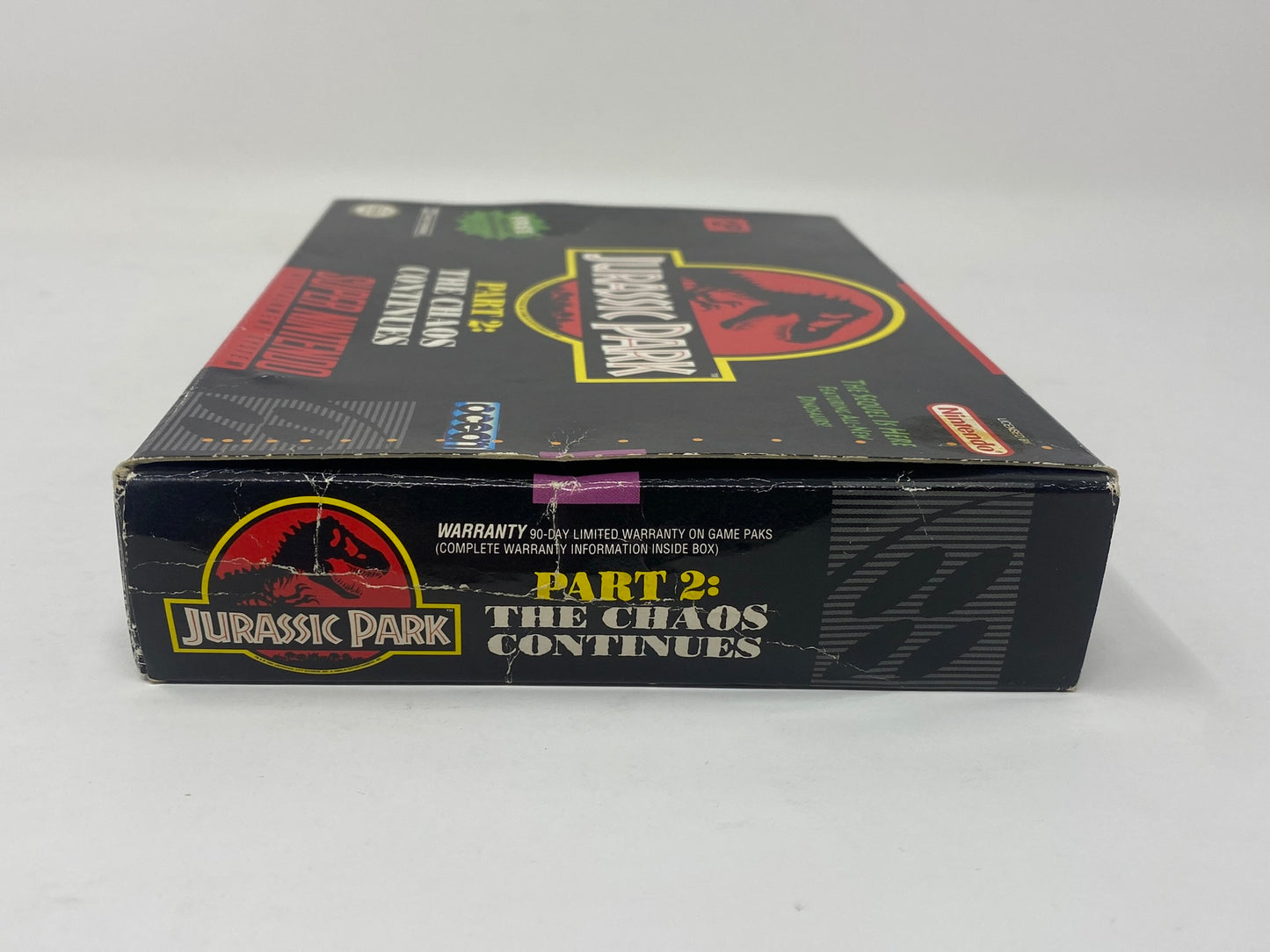 SNES Super Nintendo - Jurassic Park 2 The Chaos Continues - Complete in Box