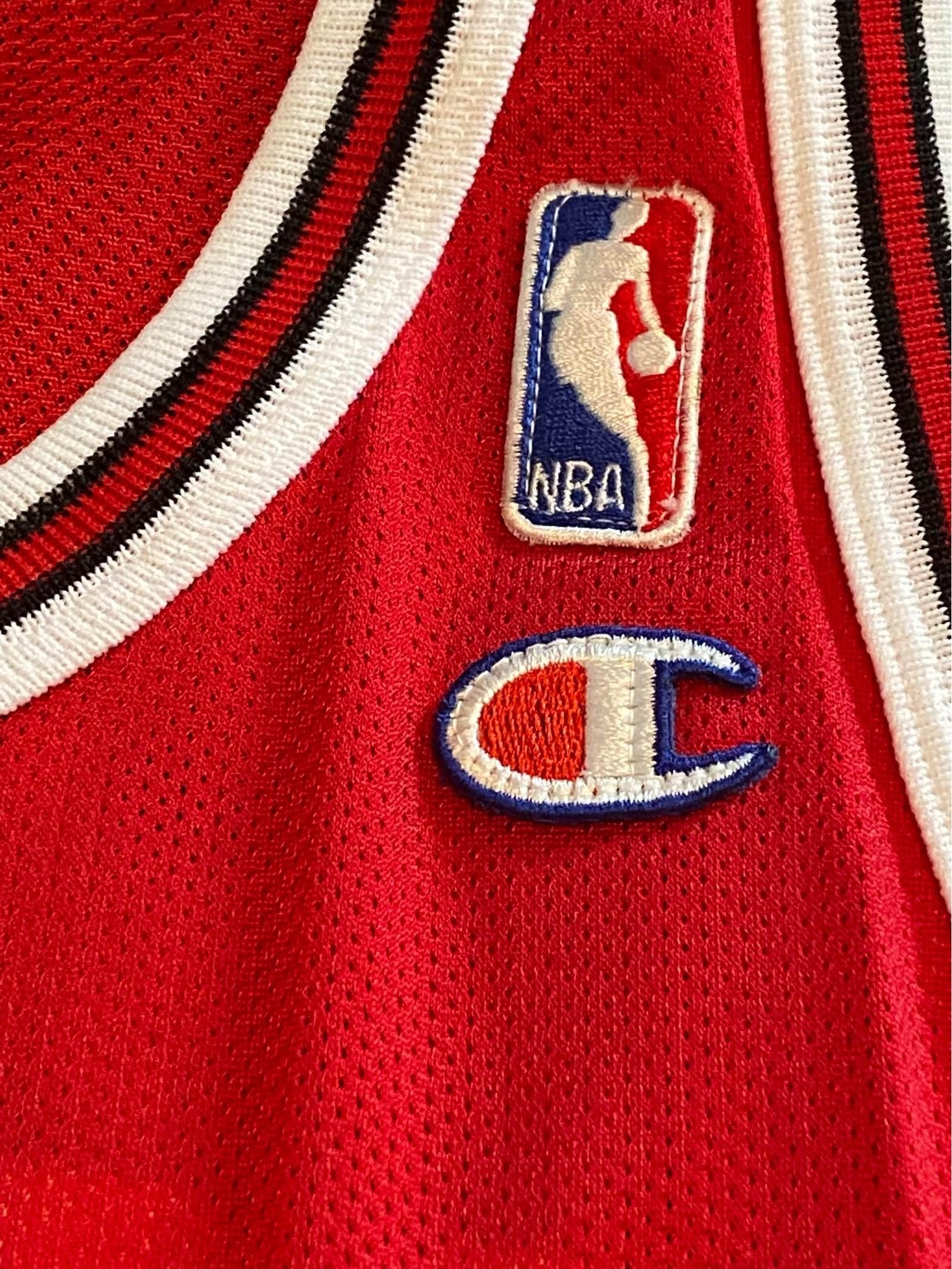 激レア チャンピオン NBA BULLS 23 JORDAN Jersey 3T-