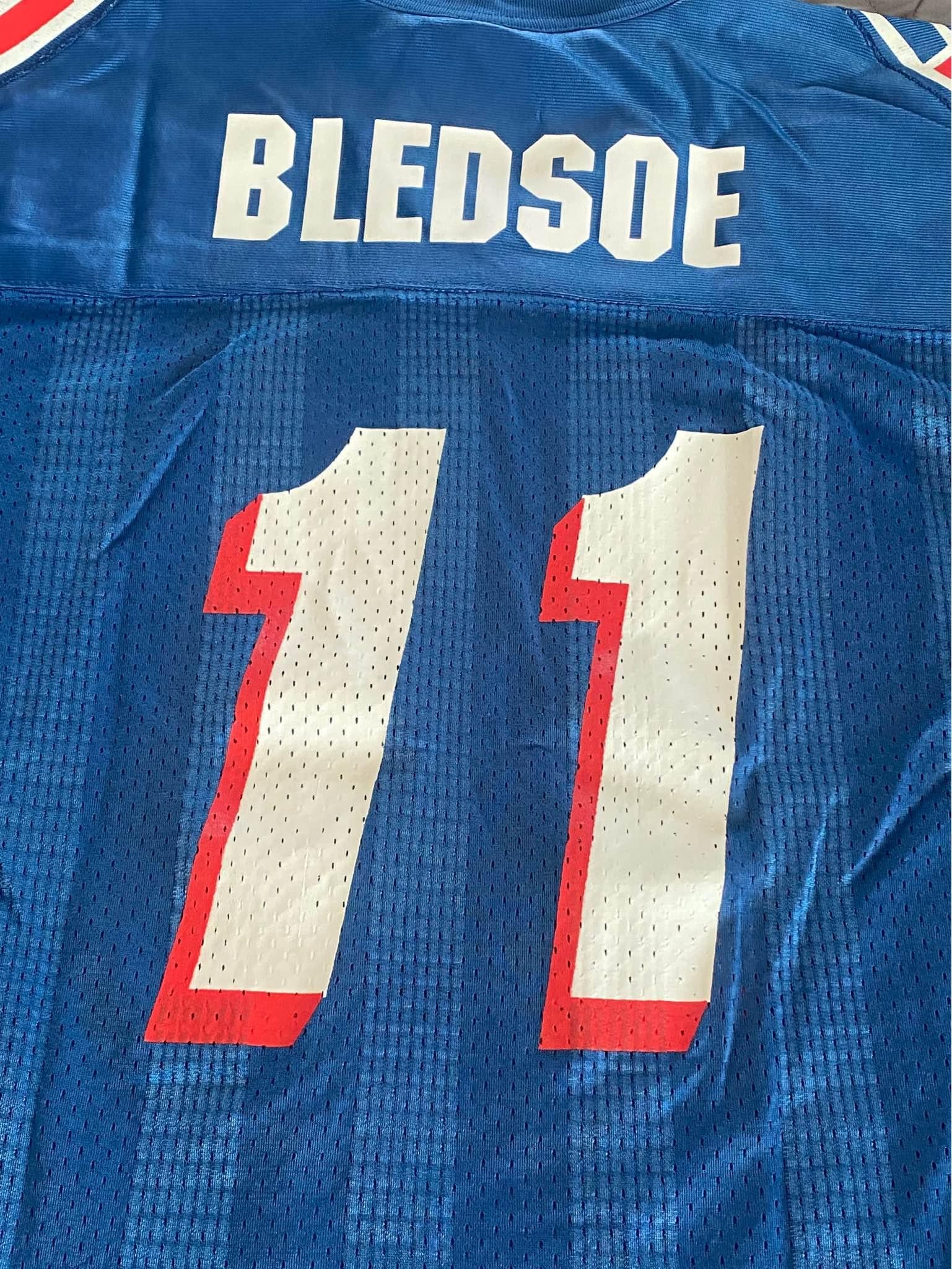 New England Patriots drew Bledsoe White 11 Jersey -   Denmark