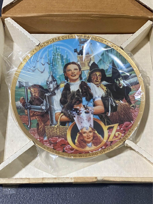 NIB Vintage Wizard of Oz “50 Years of Oz” Hamilton Collection Collectors Plate