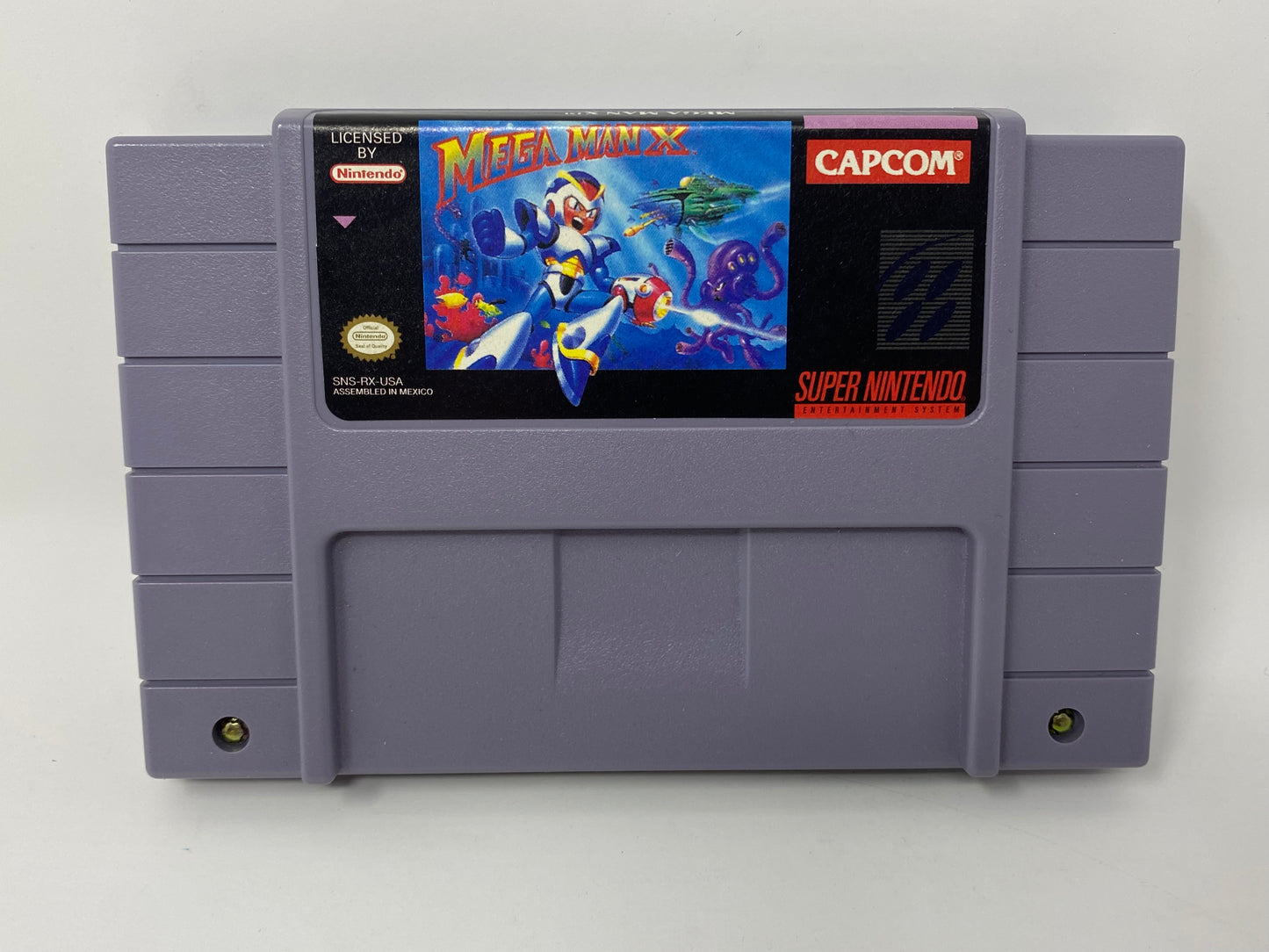 SNES Super Nintendo - Mega Man X - CIB Complete in Box