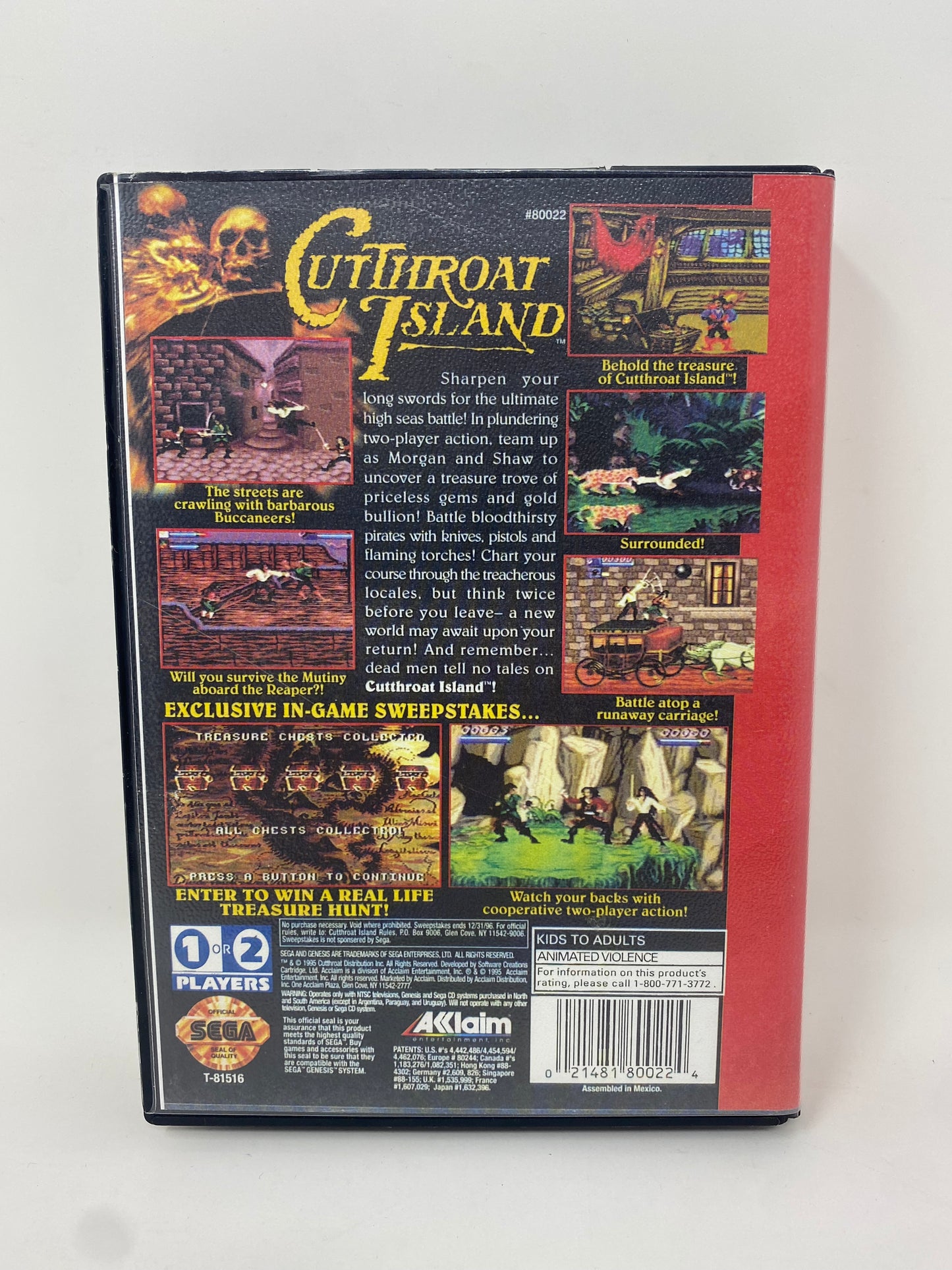 Sega Genesis - Cutthroat Island