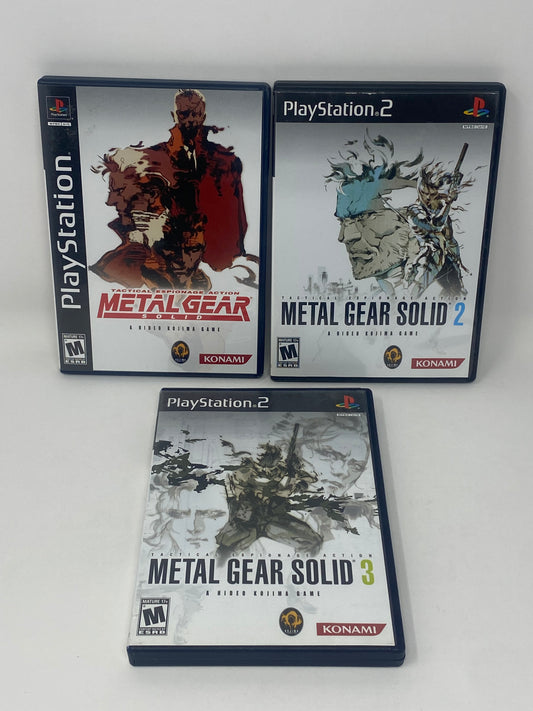 Sony PlayStation 2 PS2 - Metal Gear Solid: The Essential Collection (3 Game Set)