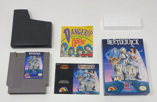 NES Nintendo - Beetlejuice - CIB Complete in Box