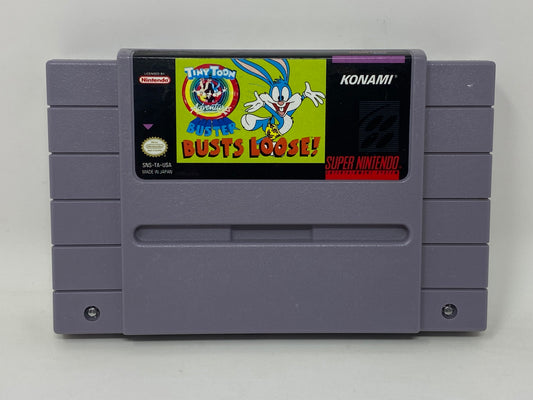 SNES Super Nintendo - Tiny Toon Adventures Buster Busts Loose