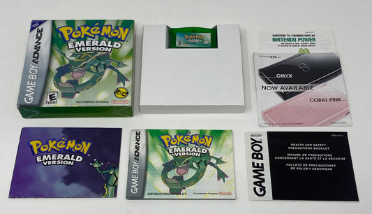 Nintendo Game Boy Advance GBA - Pokémon Emerald Version - CIB Complete in Box