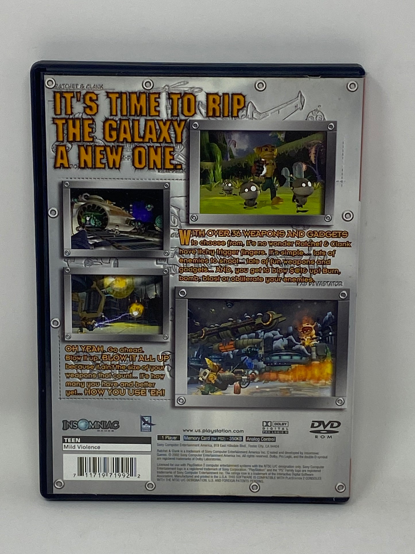 Sony PlayStation 2 PS2 - Ratchet & Clank (Greatest Hits)