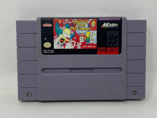 SNES Super Nintendo - Krusty’s Super Fun House