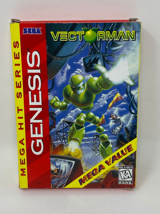 Sega Genesis - Vectorman - Mega Hit Series CIB Complete