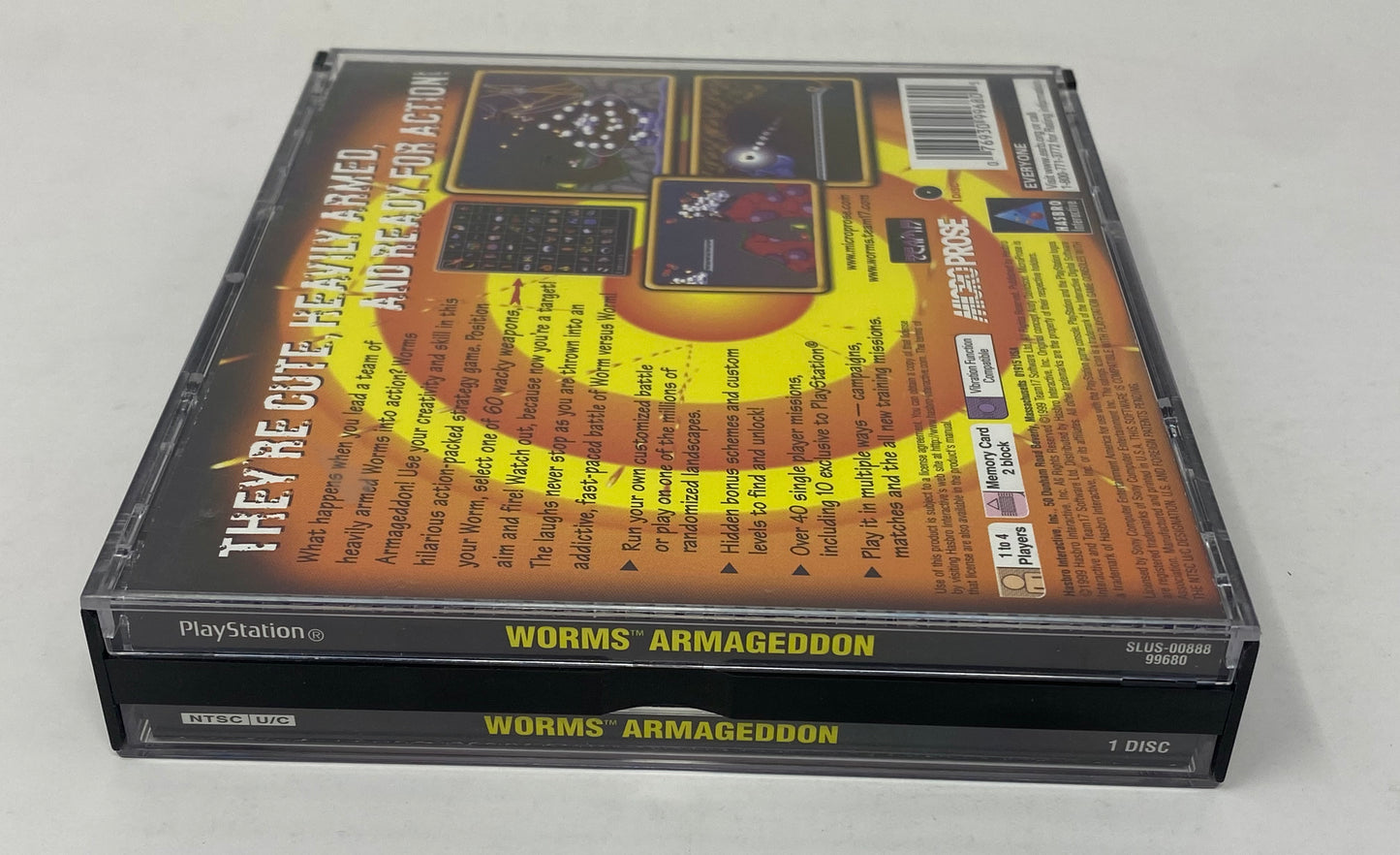 Sony PlayStation PS1 - Worms Armageddon