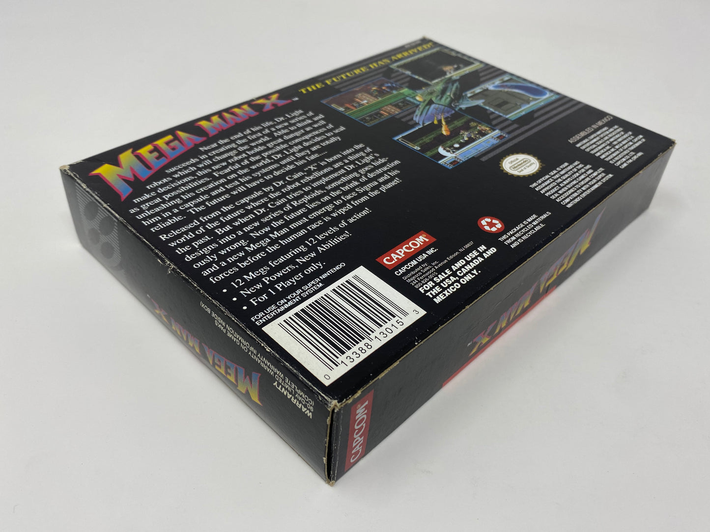 SNES Super Nintendo - Mega Man X - CIB Complete in Box