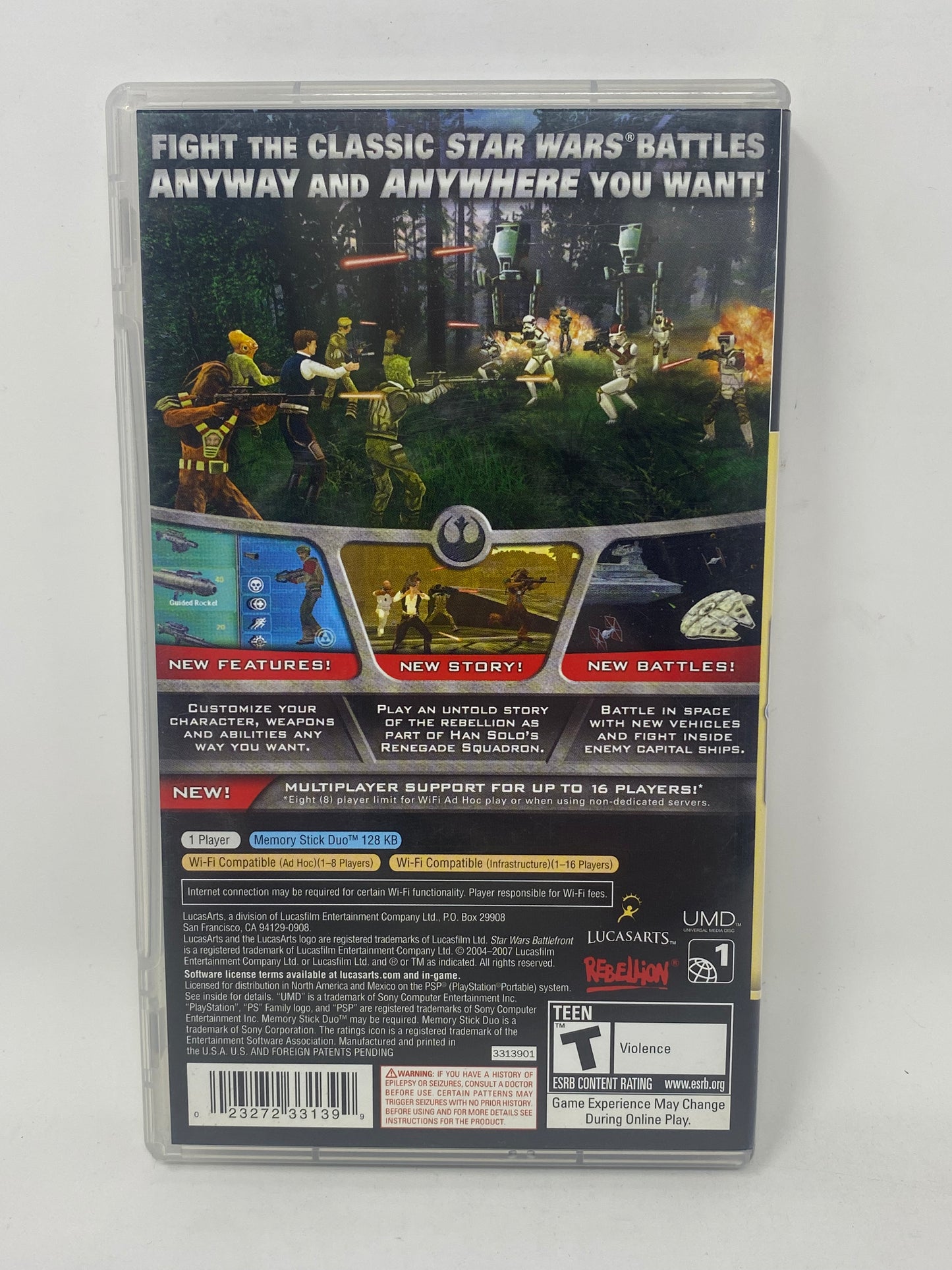 Sony PSP - Star Wars Battlefront Renegade Squadron