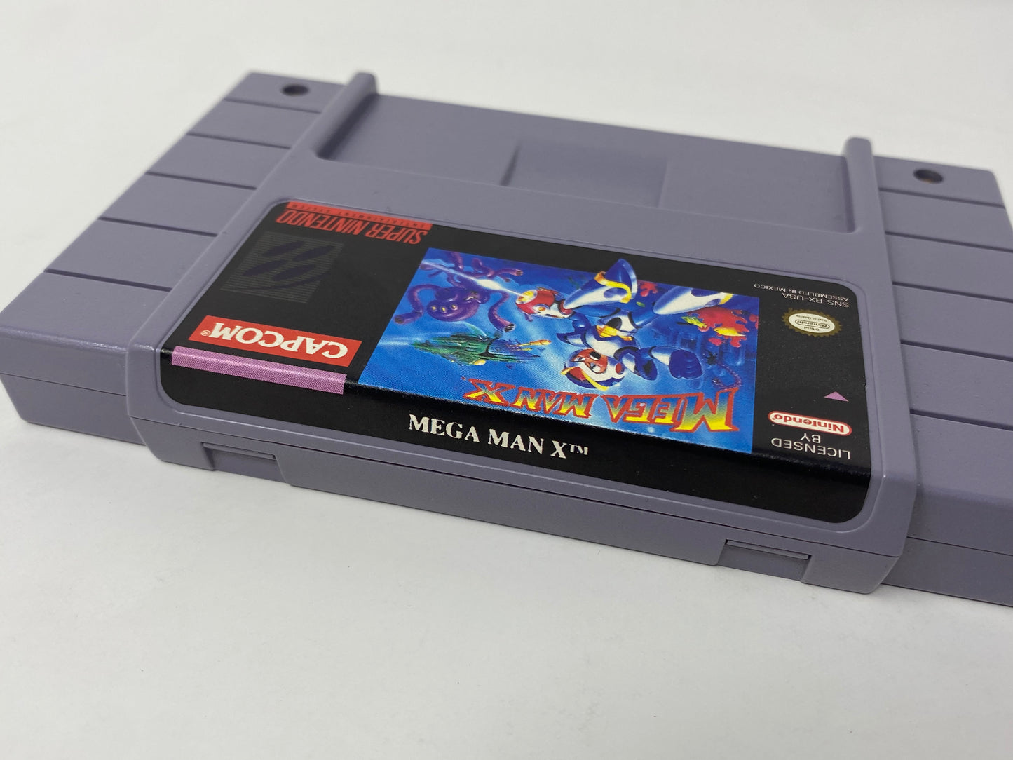 SNES Super Nintendo - Mega Man X - CIB Complete in Box