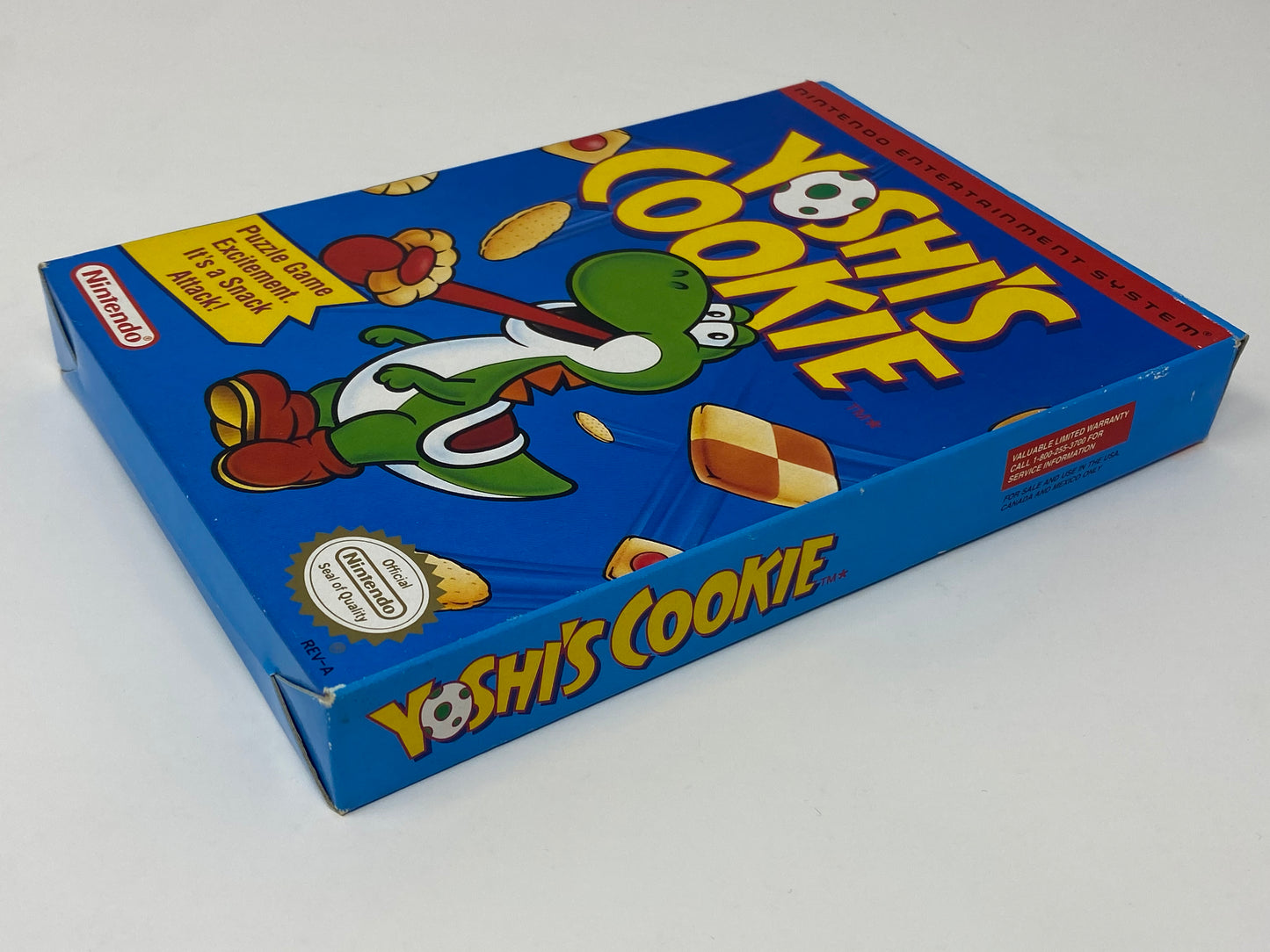 NES Nintendo - Yoshi’s Cookie - CIB Complete in Box