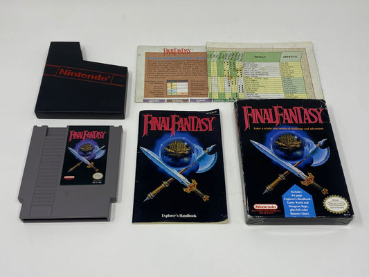 NES Nintendo - Final Fantasy - CIB Compete w/ Instructions & Maps