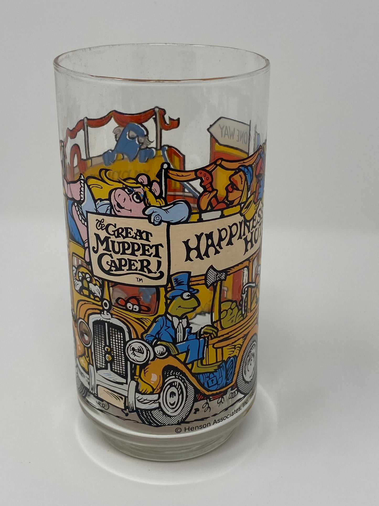 Vintage 1981 The Great Muppet Caper McDonald Promo Glass.