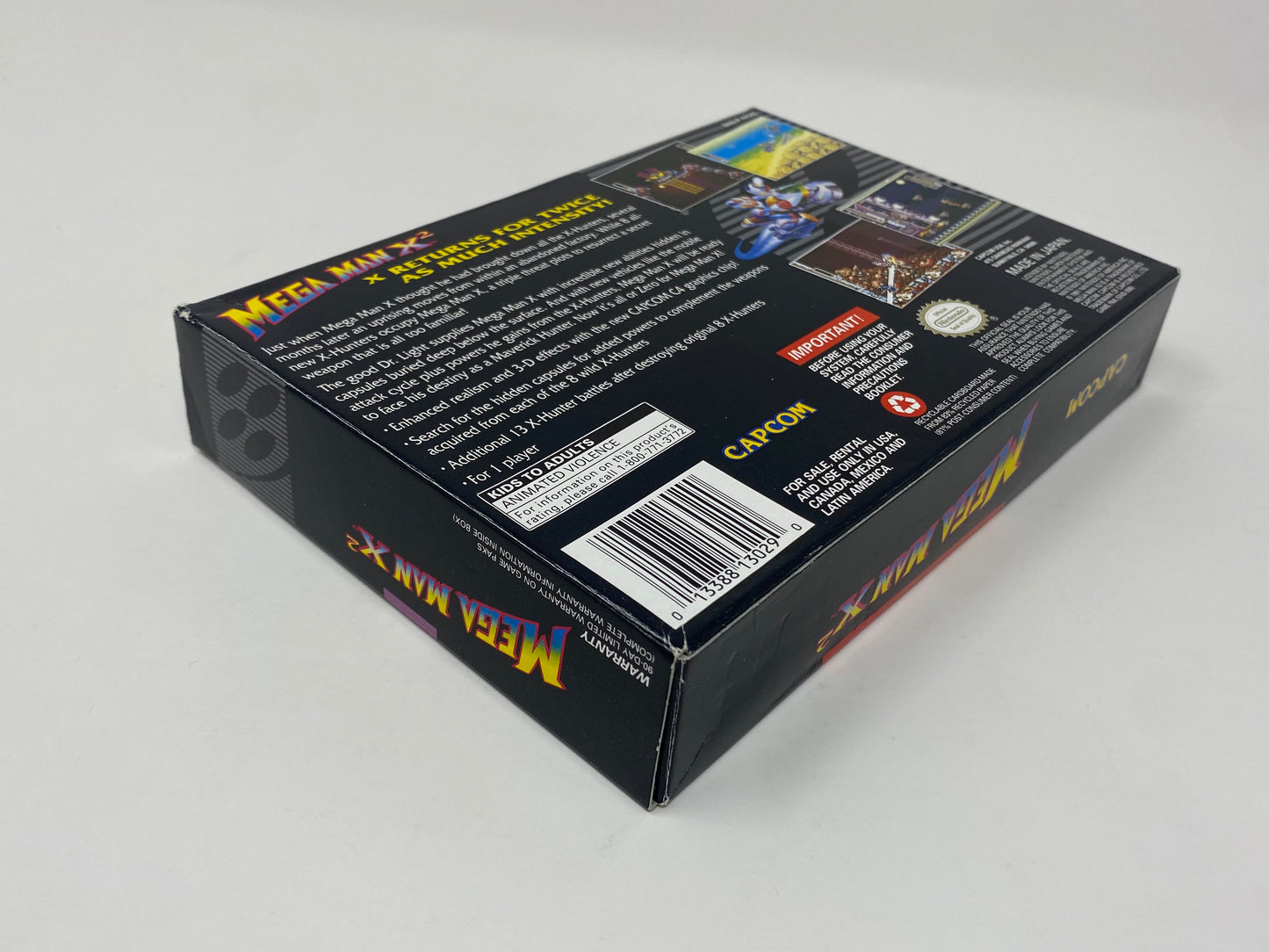 SNES Super Nintendo - Mega Man X2 - CIB Complete in Box