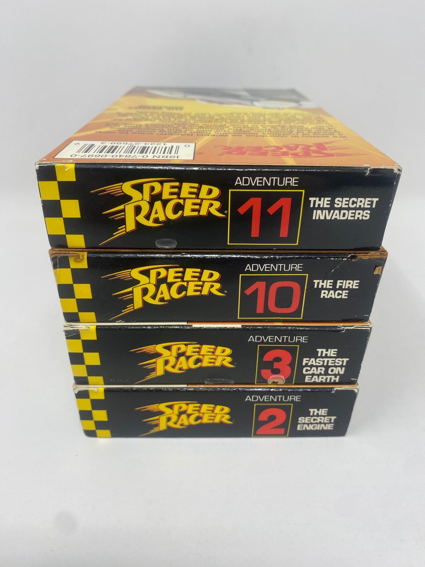 Vintage Speed Racer Animated Series / Cartoon VHS Lot - 4 Volumes (1995)