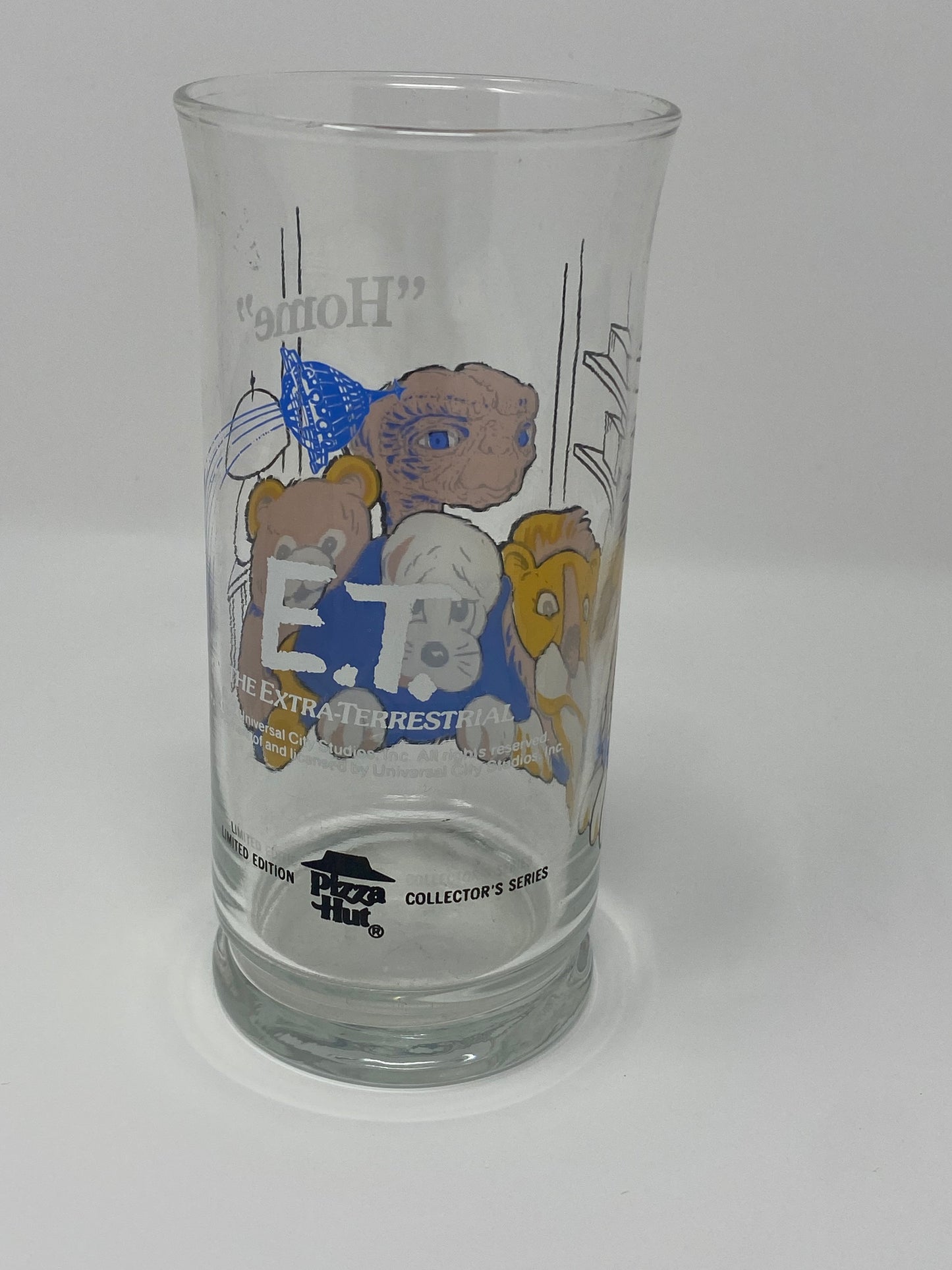 Vintage 1982 E.T. “Home” Pizza Hut Collectors Glass