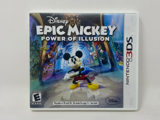 Nintendo 3DS - Disney Epic Mickey Power or Illusion - Complete