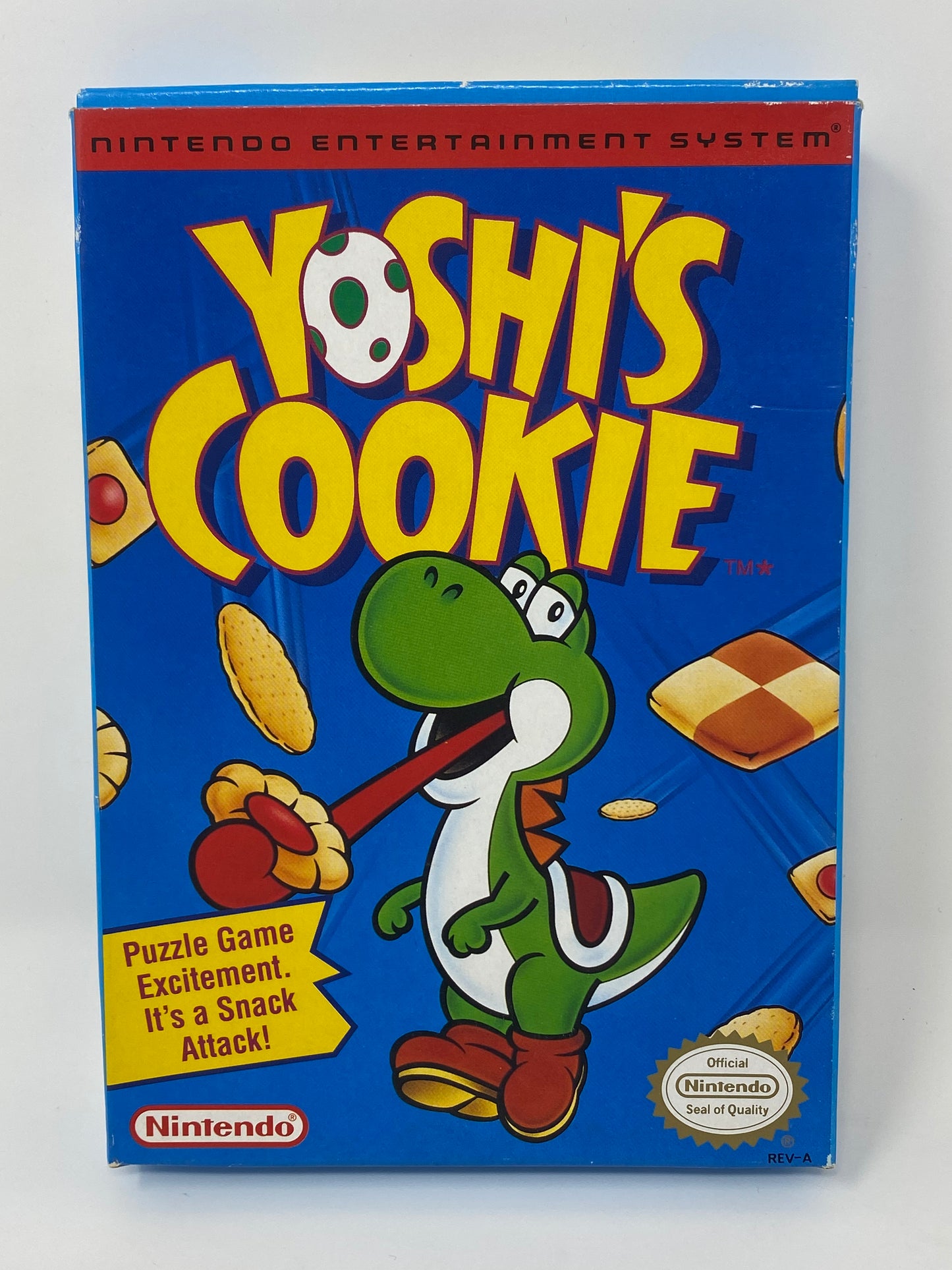 NES Nintendo - Yoshi’s Cookie - CIB Complete in Box