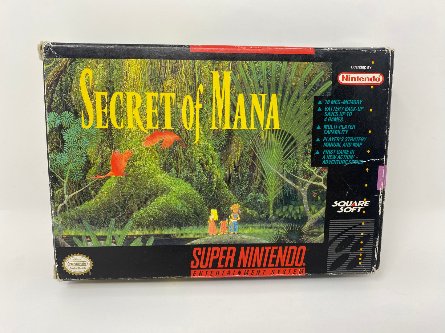 SNES Super Nintendo - Secret of Mana - CIB Complete in Box