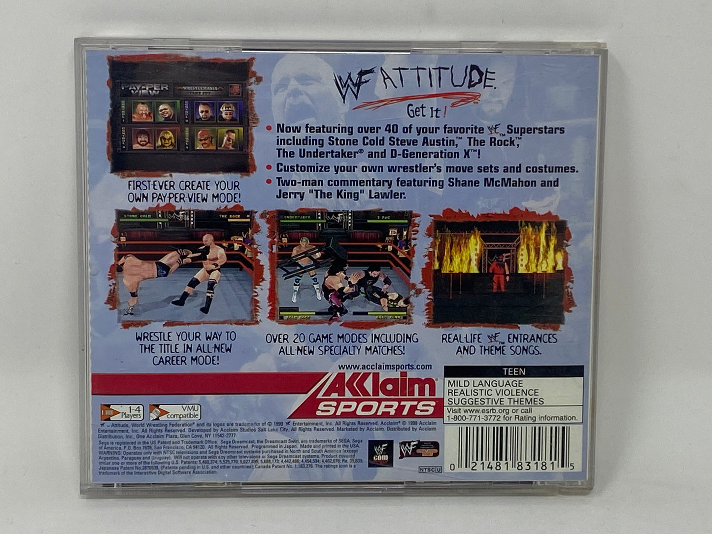 Sega Dreamcast - WWF Attitude