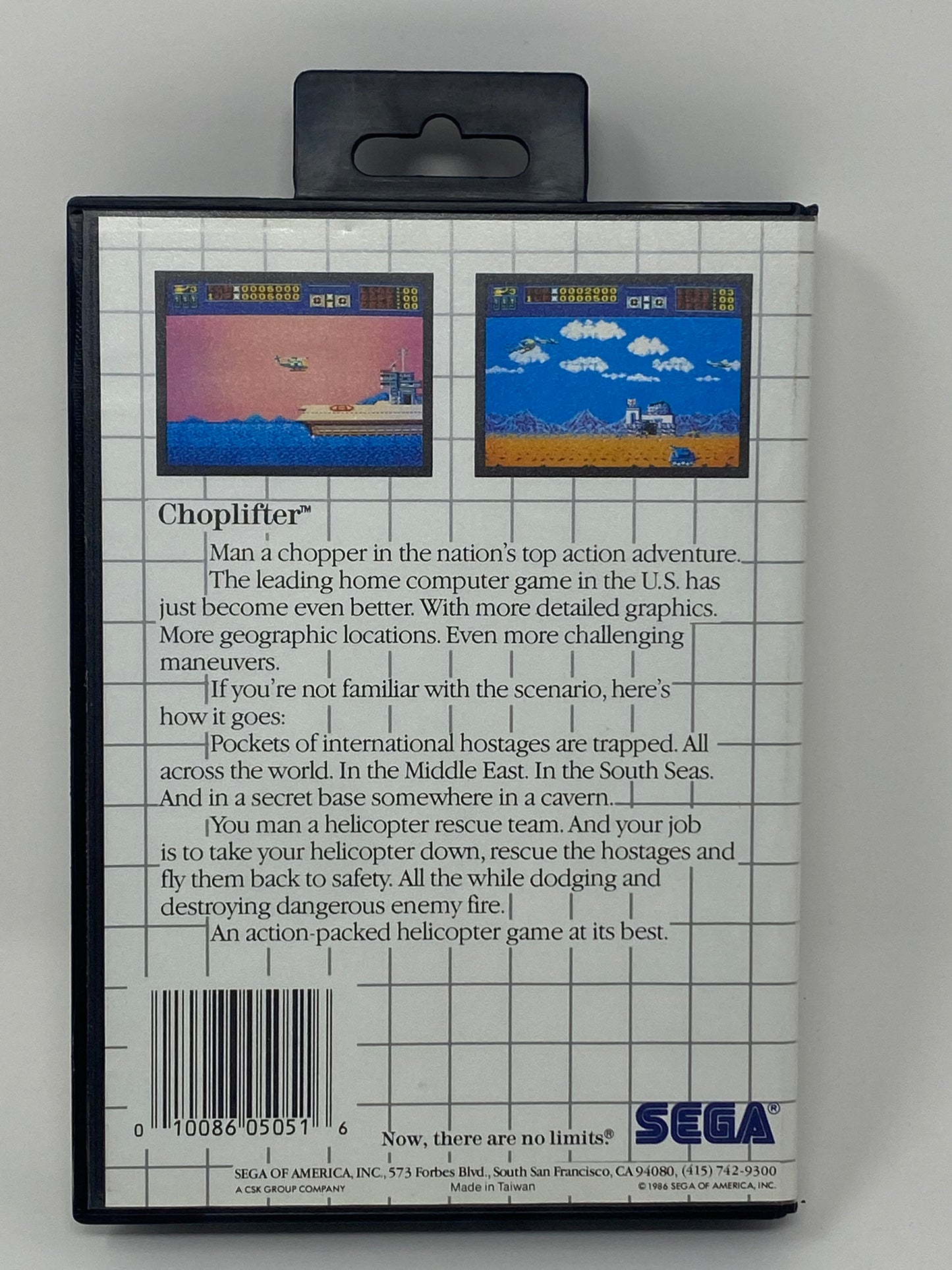 Sega Master System - Choplifter