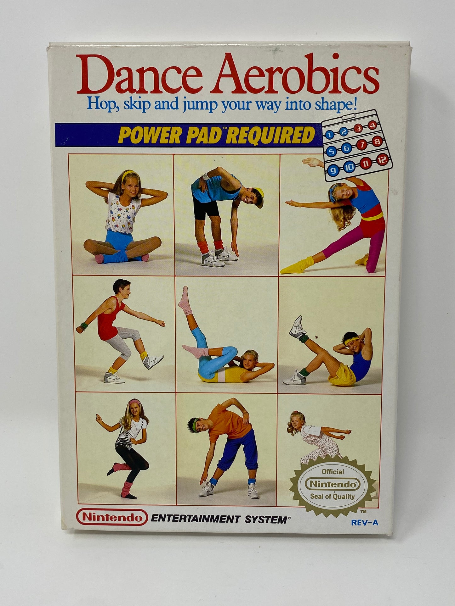 NES Nintendo - Dance Aerobics PowerPad Game - CIB Complete in Box