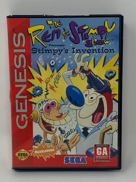 Sega Genesis - The Ren and Stimpy Show Stimpy’s Invention - Complete