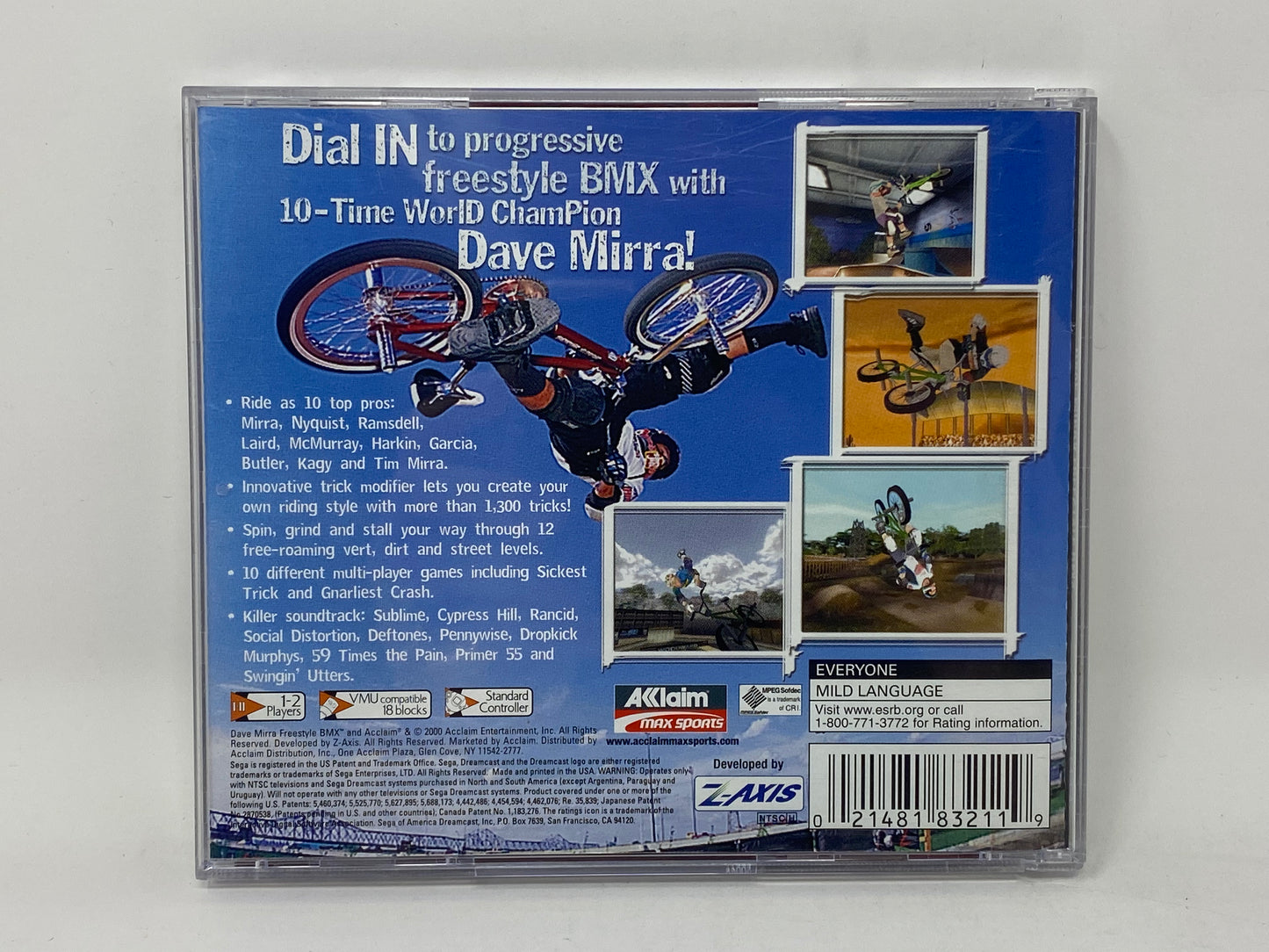 Sega Dreamcast - Dave Mira Freestyle BMX