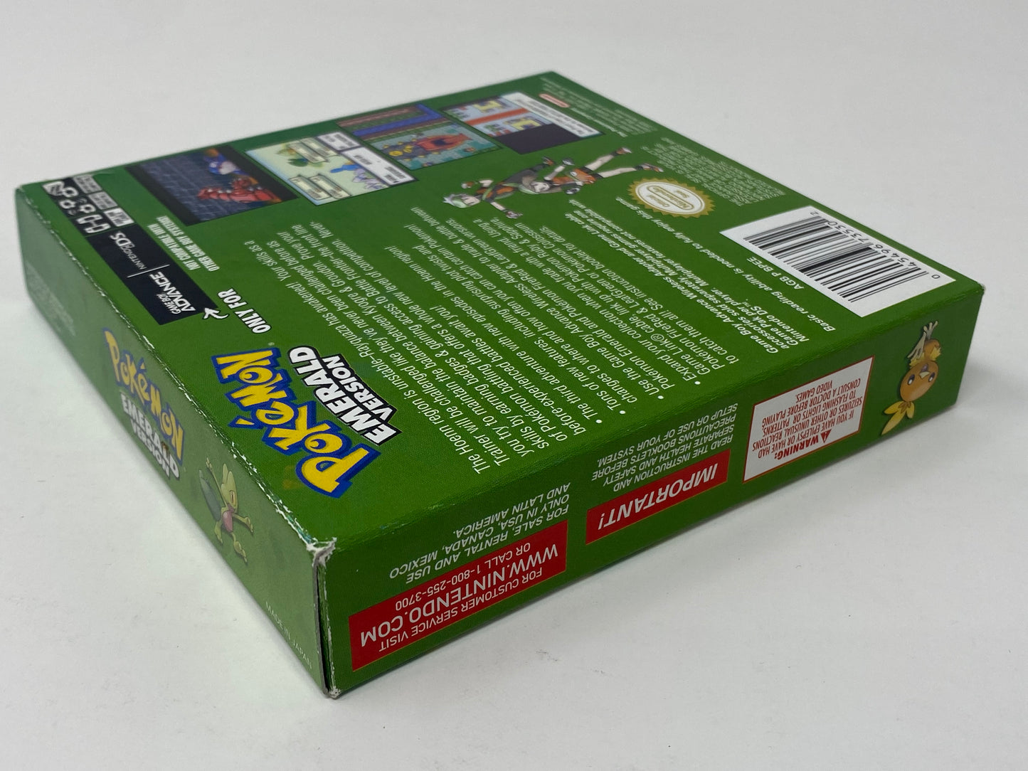 Nintendo Game Boy Advance GBA - Pokémon Emerald Version - CIB Complete in Box