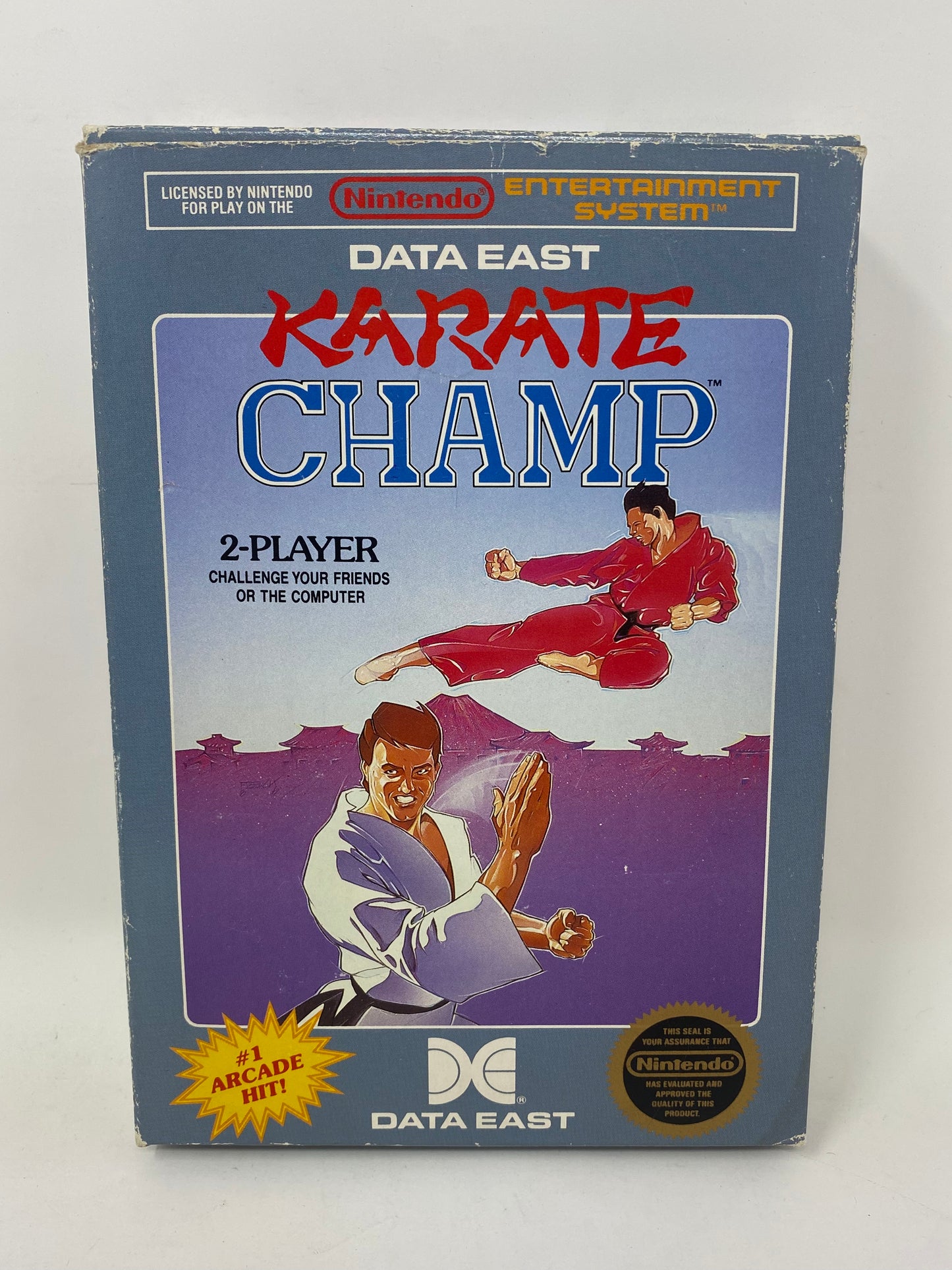 NES Nintendo - Karate Champ (5 Screw) - Complete in Box