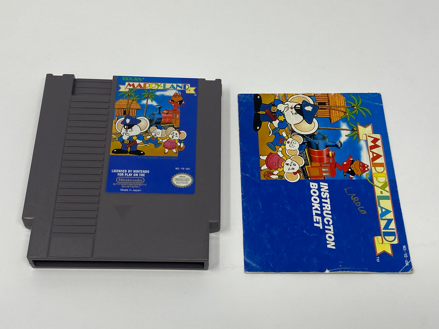 NES Nintendo - Mappy Land w/ Instructions