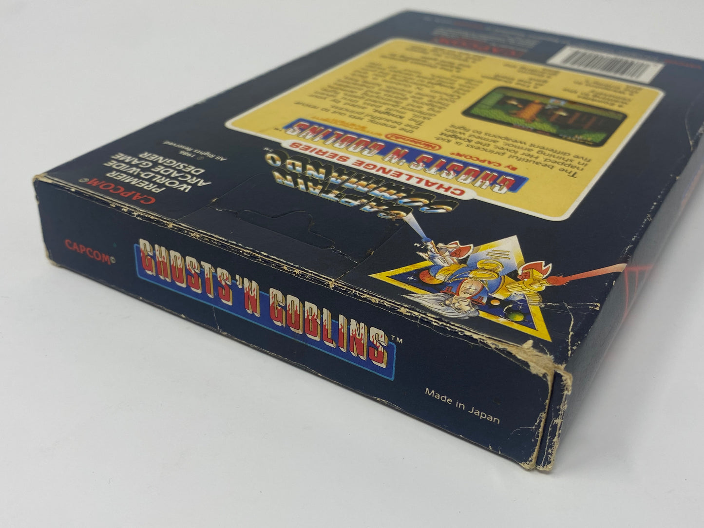 NES Nintendo - Ghosts n Goblins 5 Screw - CIB Complete in HangTab Box w/ Everything