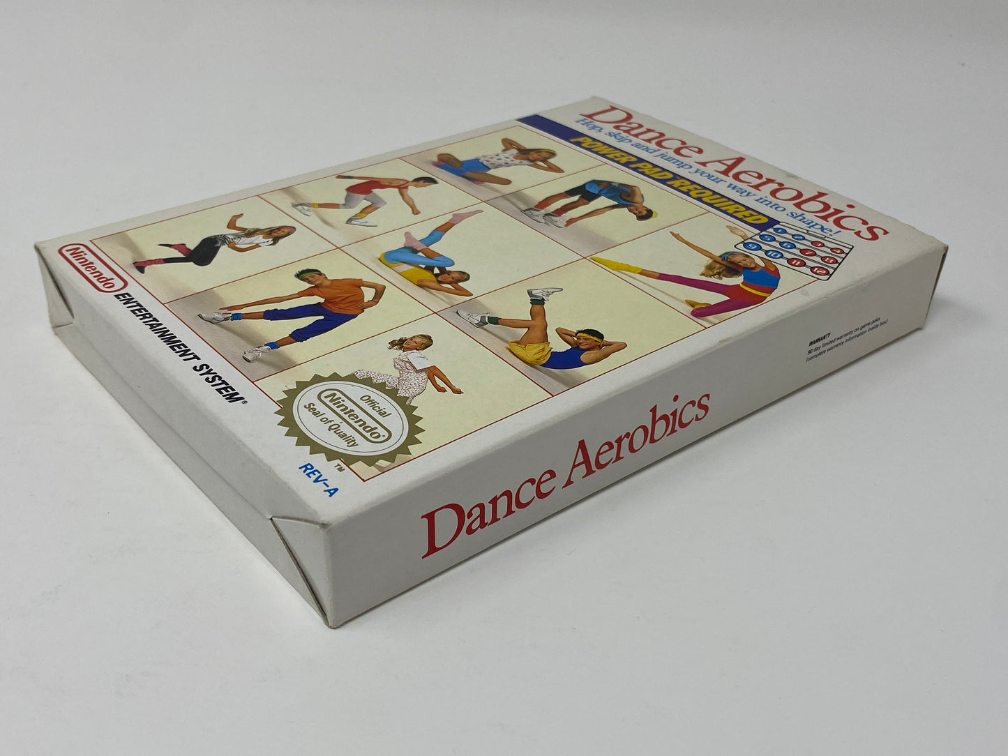 NES Nintendo - Dance Aerobics PowerPad Game - CIB Complete in Box