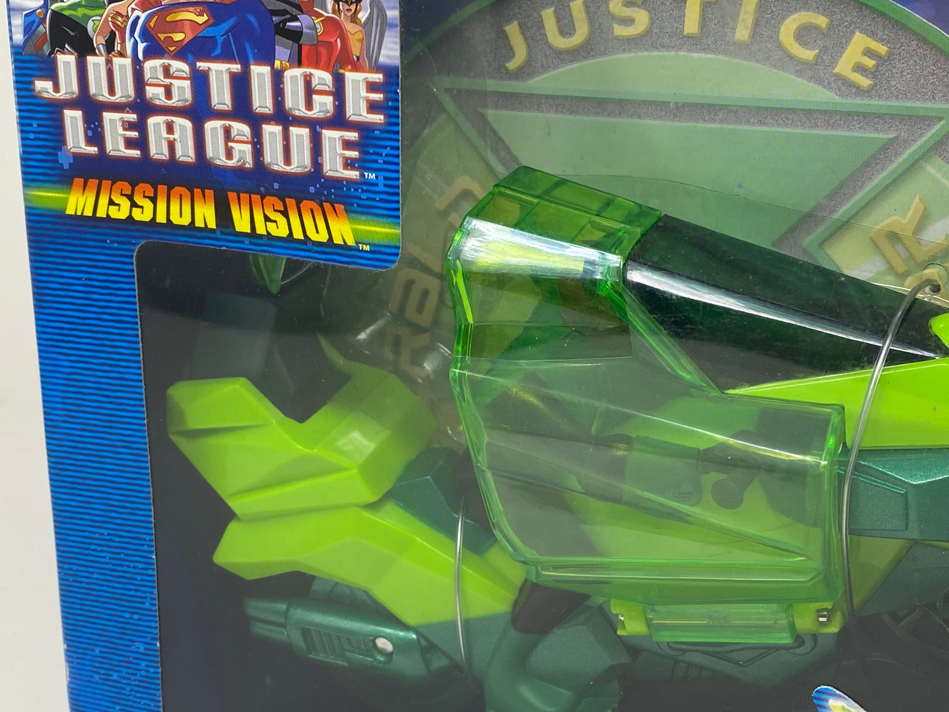 New DC Justice League Mission Vision Green Lantern Action Figure on  Motorcycle - Mattel 2003