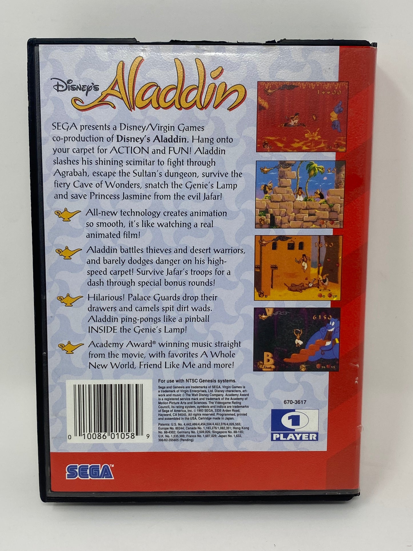 Sega Genesis - Aladdin - CIB Complete