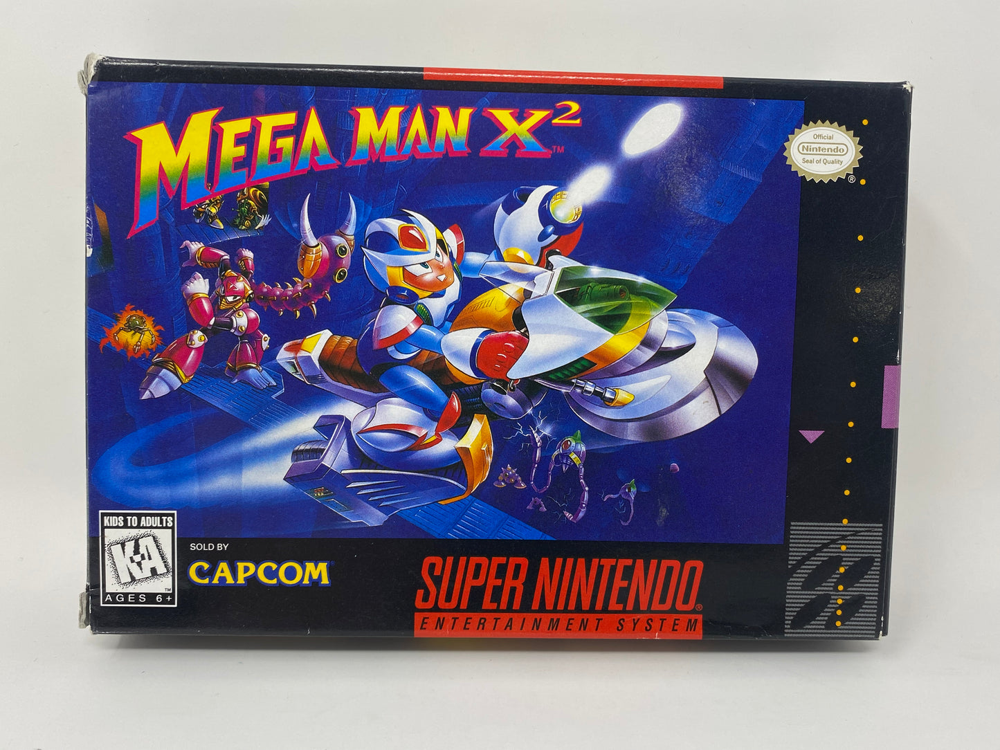 SNES Super Nintendo - Mega Man X2 - CIB Complete in Box