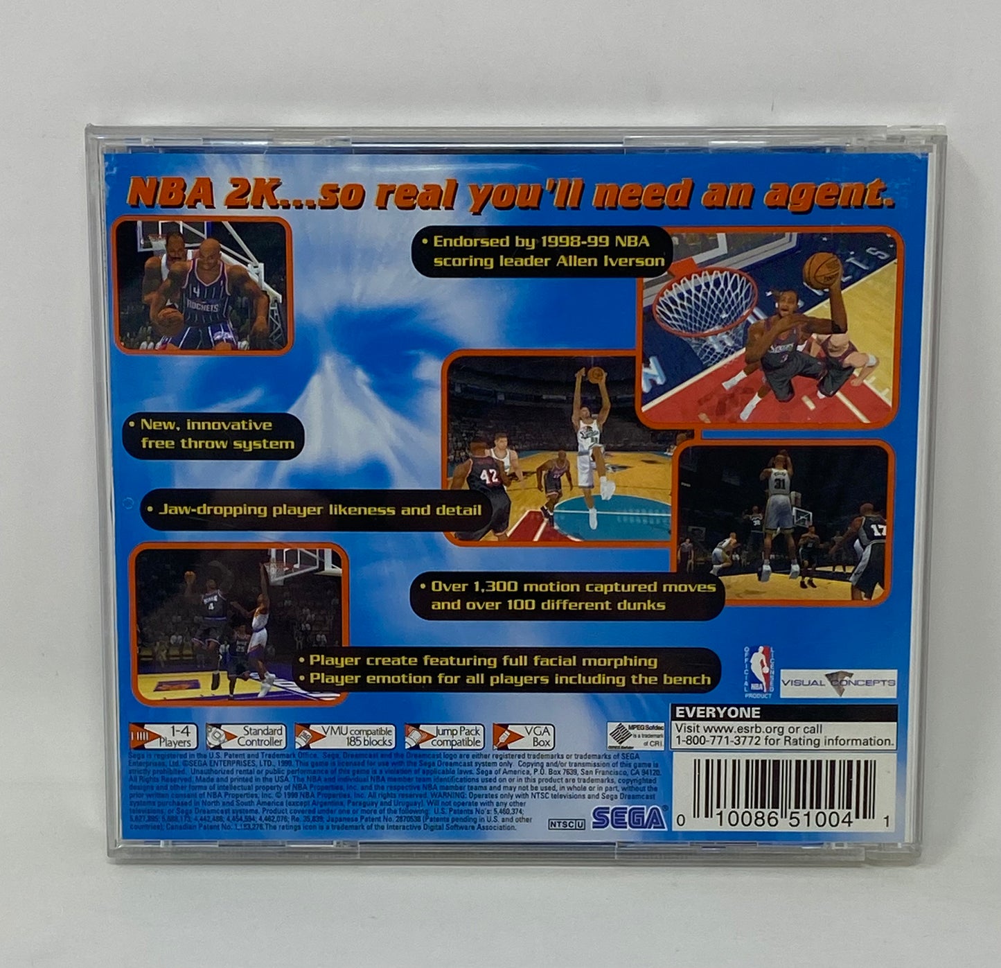 Sega Dreamcast - NBA 2K Basketball