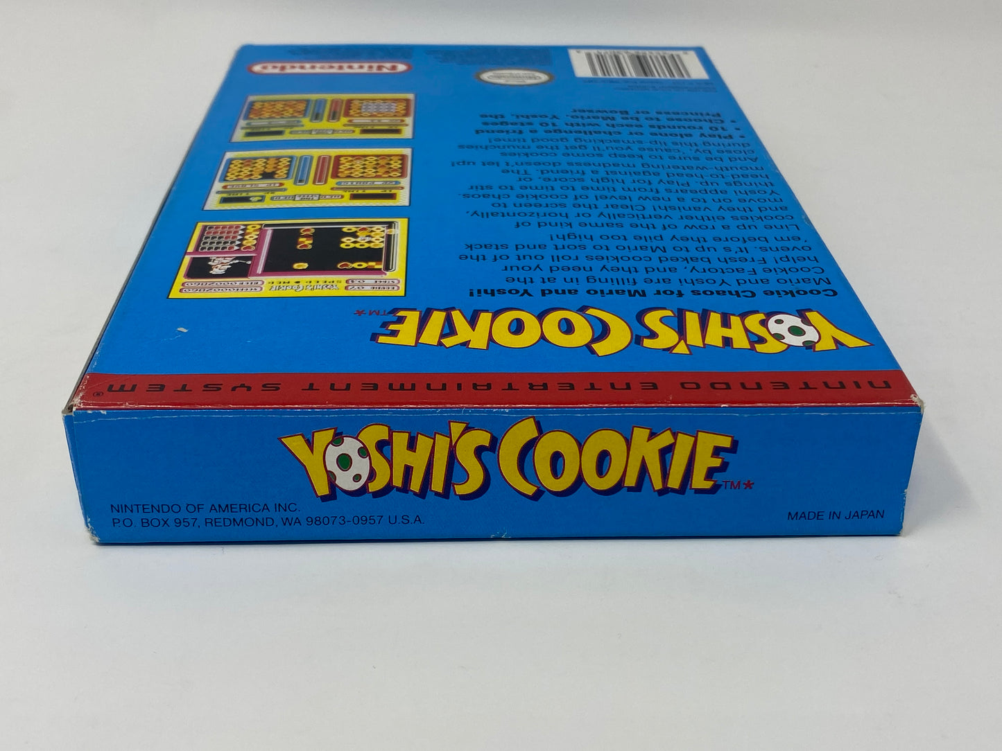 NES Nintendo - Yoshi’s Cookie - CIB Complete in Box