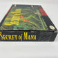 SNES Super Nintendo - Secret of Mana - CIB Complete in Box