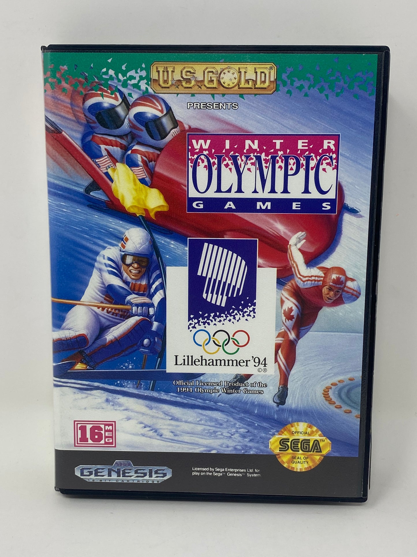 Jeu sega game gear winter olympics Lillehammer 94 boîte Jeu sega game gear winter olympics Lillehammer 94 boîte